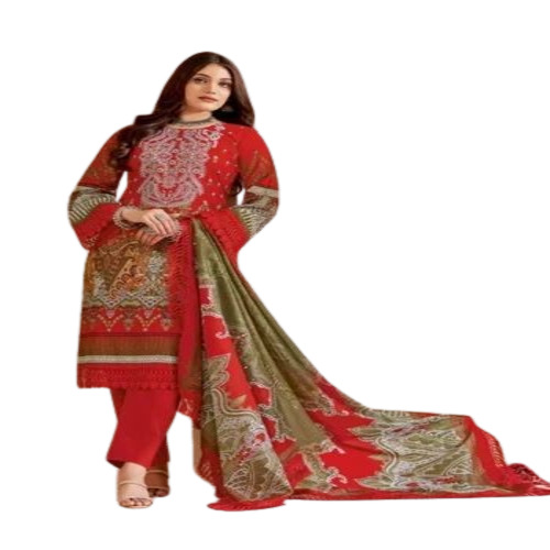 Red Cotton Suit