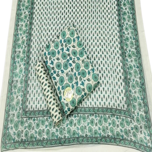 Soft Cotton Print Suit