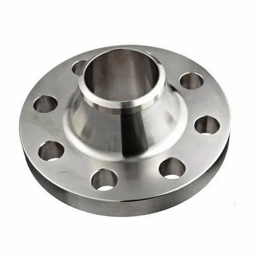 Stainless Steel Welding Neck Flange - SS 316, Silver, Standard Size | Corrosion Resistant, Rust Proof, Durable, Long Lasting