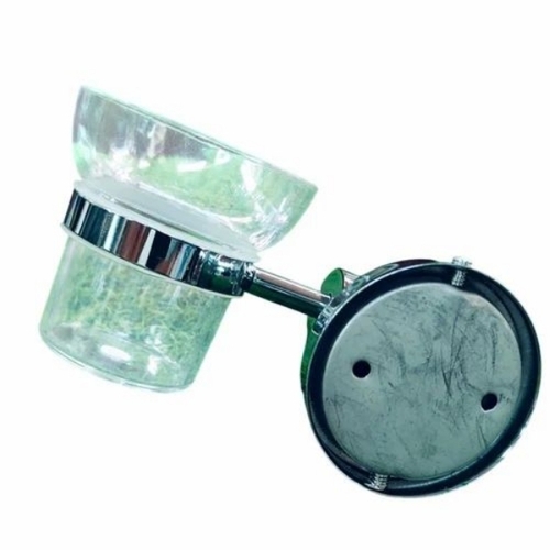 Steel Wall Mounted Round Shampoo Bottle Holder