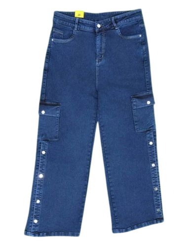 Straight Fit Women Jeans - Denim, Waist 28-34 inch, Multiple Colors, Washed | Light Weight, Washable, Breathable