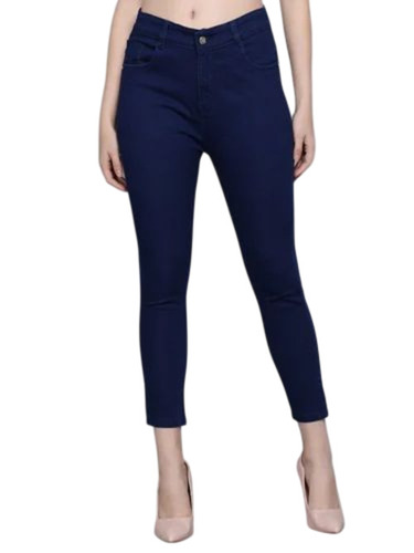 Women Blue Denim Jeans - Denim, Customized Size, Multiple Colors | Lightweight, Washable, Skinny Fit