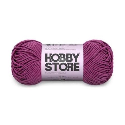 Aran Mercerised Cotton Yarn by Hobby Store