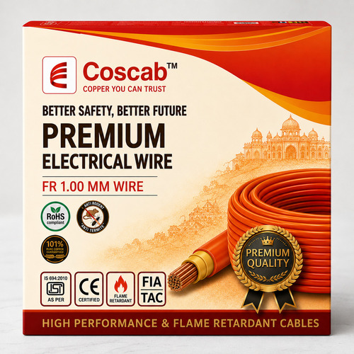 Coscab Fr House Wire - Color: Red