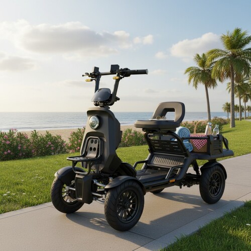 Heavy Duty 4 Wheel Electric Mobility Scooter
