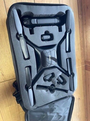 NEW Potensic Dreamer Mini Drone Black With Case Fpv Gps Camera Rc Quadcopter