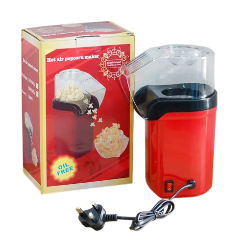 Popcorn Popper Electric Machine Snack Maker With Removable Lid - Automation Grade: Automatic