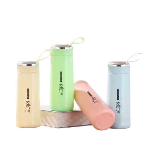 400 Ml Glass Water Bottle With Silicone Protection Sleeve Cover