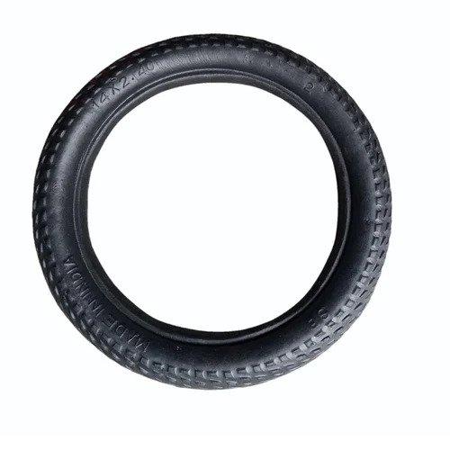 Black Rubber Cycle Tyre