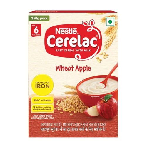 CERELAC Baby Cereal with Milk, Wheat Apple