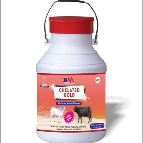 Chelated gold 5lt improves fertiliy