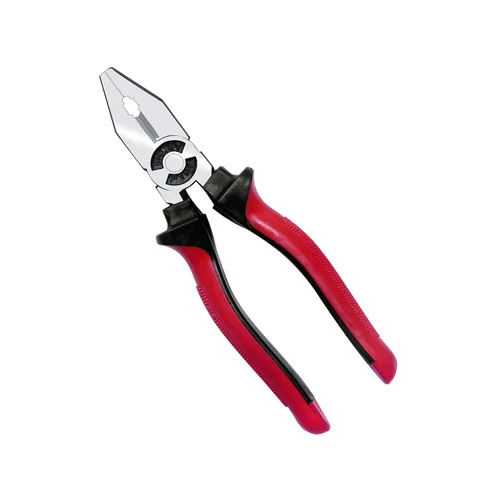 Combination Cutting Plier - Color: Silver & Red