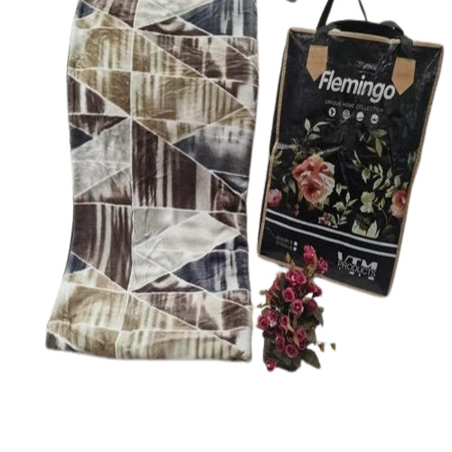 Flannel Printed Single Bed Sheets