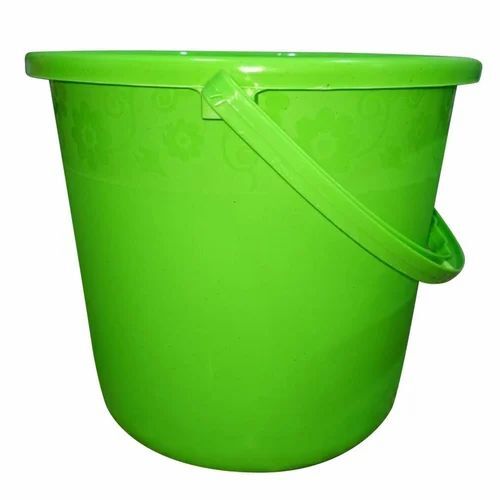 Green Plastic Water Bucket