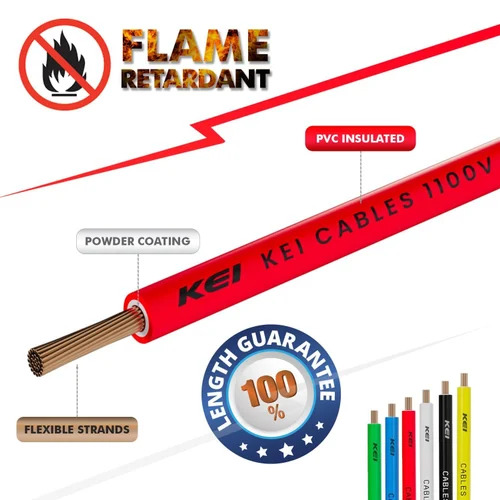 KEI Homecab 60m 2.5 Sqmm Copper Core Flame Retardant PVC Insulated Cable Wire