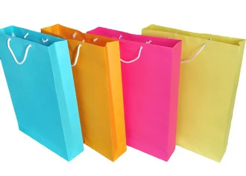 Multicolor Custom Paper Bags