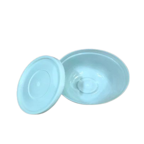 300ml Plastic Bowls - Plastic, 300ml, White, Soft | Food Packaging, Round, Lid Included
