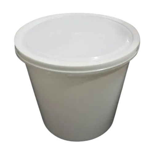 350ml Plastic Bowls - Plastic, 350ml, White | Soft, Round Food Packaging Bowl with Lid