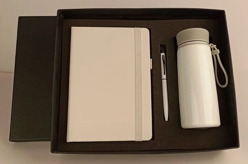 4 In 1 White Corporate Gift Set