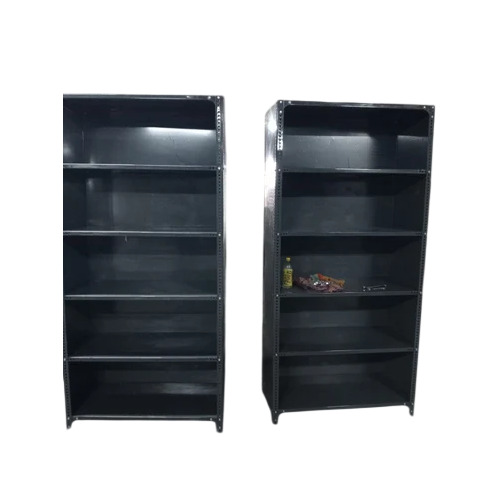 7 Feet Slotted Angle Racks - Color: Dark Grey