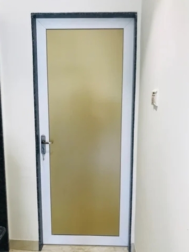 Aluminium Acp Sheet Bathroom Door - Color: Black
