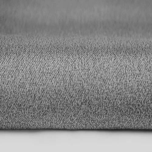 Black Air Mesh Fabric - Polyester Dotted Stitched Pattern, Smooth Texture, Easily Washable