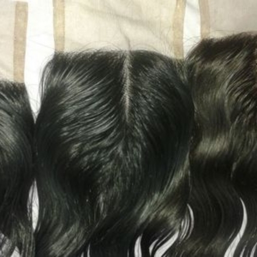 Black Lace Hair Topper - Feature: Low Maintenance