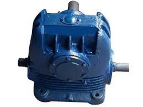 Blue Industrial Worm Gearbox