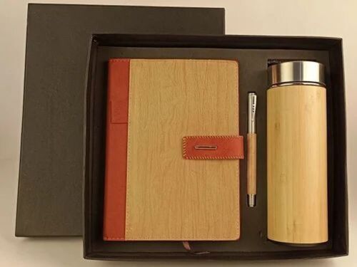Brown Color Corporate Gift Set - Standard Size, Brown | Stylist, Eco Friendly, Office Use