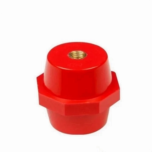 Dmc Round Hexagonal Insulator - Color: Red