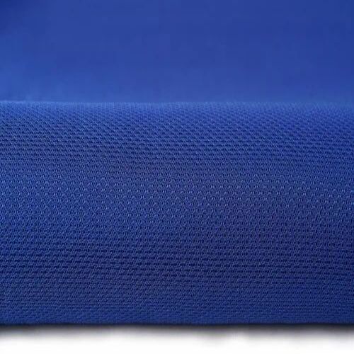 Dotted Air Mesh Fabric - Polyester, Red, Dotted Pattern, Stitched | Light Weight, Tear-Resistant, Smooth Texture