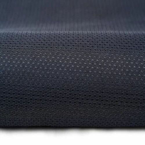 Dotted Grey Air Mesh Fabric