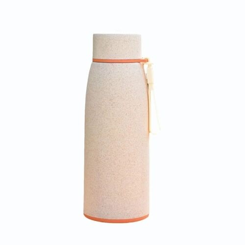 Leak Proof Long Lasting Stainless Steel Water Bottle - 600ml Light Pink, Eco Friendly, Smooth Finish