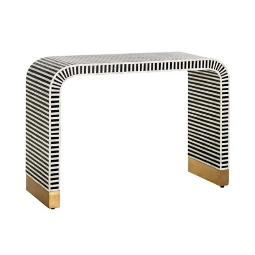 Linton Bone Inlay Console Side Table