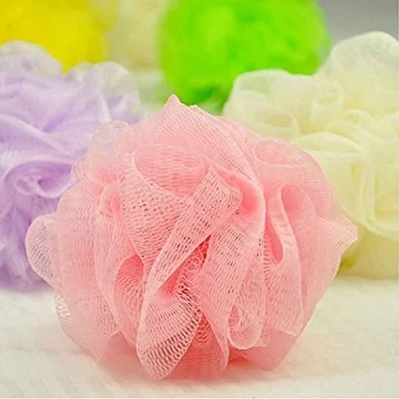 Multicolor Loofah Body Cleaning Scrubber Pack Of 5 Pieces - Age Group: Adults