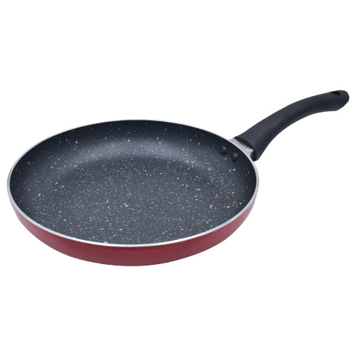 Non Stick Tapper Fry Pan Glass Lid