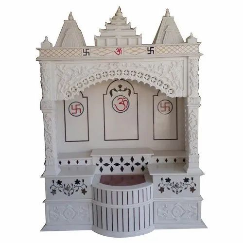 Pure White Marble Temples