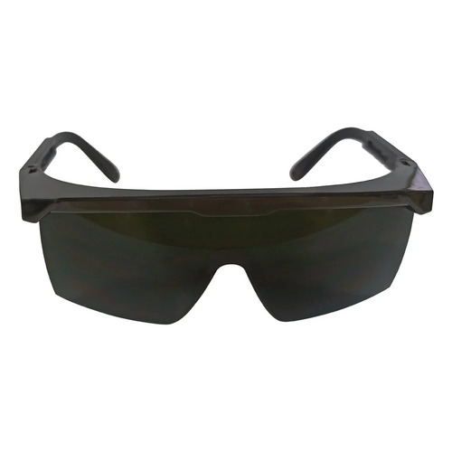 Udyogi Ud46 Black Eye Glass - Glass Frame, Elastic Band, Black | Safety Application, Plastic & Glass Material