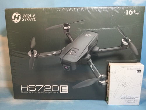 BEST Holy Stone HS720E Foldable GPS FPV Drone with Controller 2 Batteries and Case