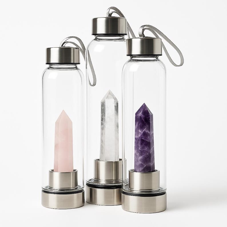 Crystal Tower Water Bottles - Capacity: 500 Milliliter (Ml)