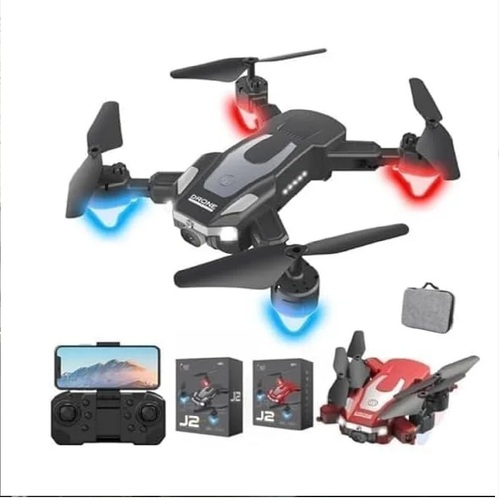 J2 Drone with 4K HD Camera, 360Rotation, 110WideAngle Lens,45Adjustable Camera