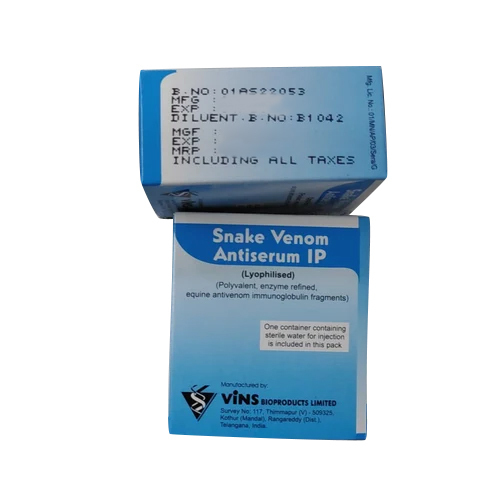NEW Anti Snakevenom Serum Ip General Medicines