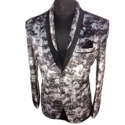 Party Wear Printed Blazer - Lightweight Multi Color, Full Sleeves | Elegant Design, Comfortable Fit, Breathable