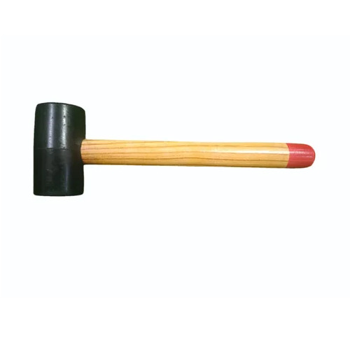 Rubber Denting Hammer With Wooden Handle Size 3 Dia