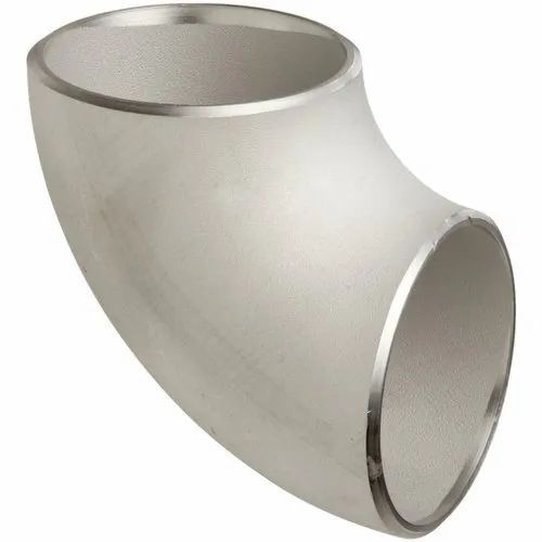 Stainless Steel Butt Weld Elbow - 4 Inch, 45° Bend Angle, Chrome Finish | Corrosion Resistant, Rust Proof, Durable