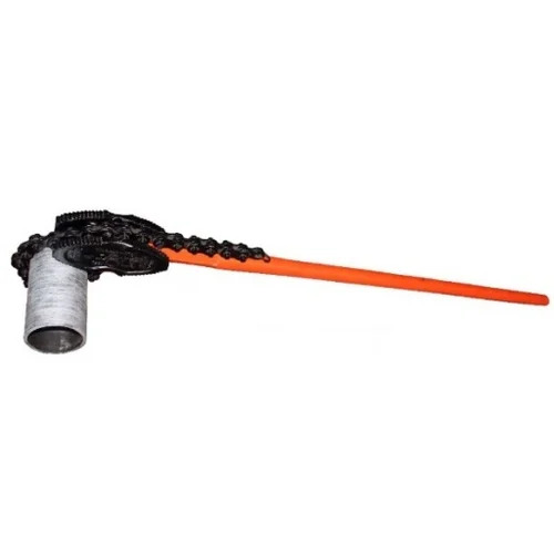 Chain Pipe Wrenches - Color: Orange & Black