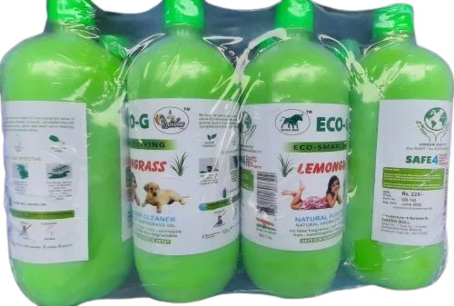 Eco G Lemon Grass Floor Cleaner 1 Ltr - 1L Bottle, Lime Fragrance, Liquid Foam, 24 Months Shelf Life, Prevents Stains