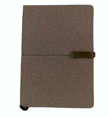 Hard Pu A5 Notebook & Metal Lock