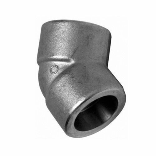 Mild Steel 45 Deg Threaded Elbow - Mild Steel, Standard Size, Silver | Corrosion Resistant, Durable, Long Lasting