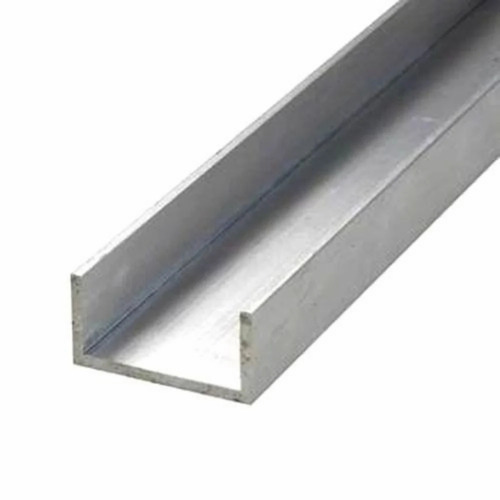 Mild Steel U Channel - Mild Steel, Standard Size, Silver | Corrosion Resistant, Tensile Strength 410 MPa, Recyclable